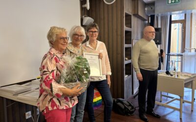 Tjörns Hembygdsförenings avgående ordförande fick plakett